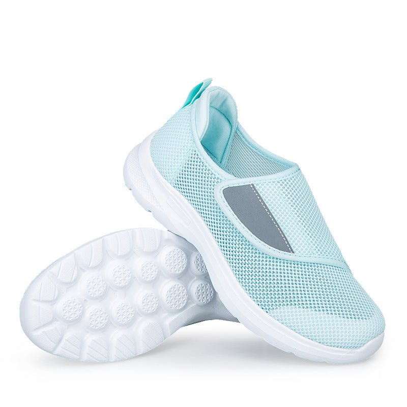 Damen Atmungsaktive Slip-On Sneakers mit rutschfester Sohle EB