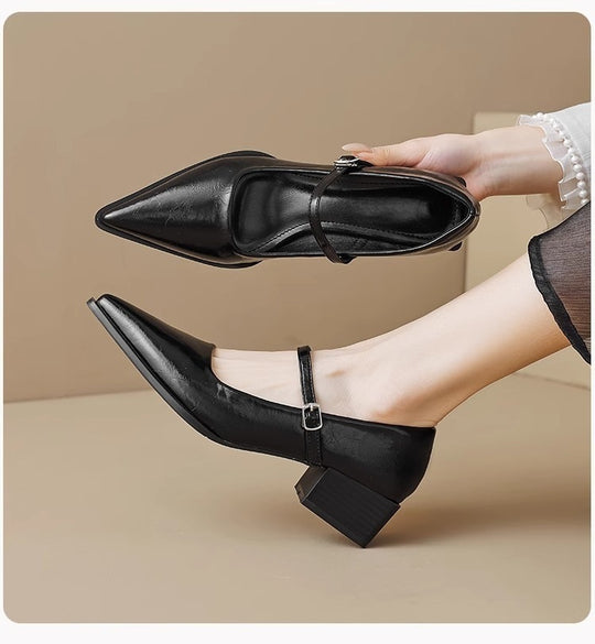 Damen elegante Slingback-Pumps mit schickem Absatz EB