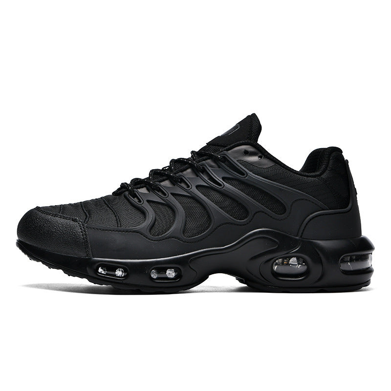 Herren futuristische Dämpfungs-Sneaker mit sichtbarer Luftkammer und strukturiertem Mesh-Overlay EB