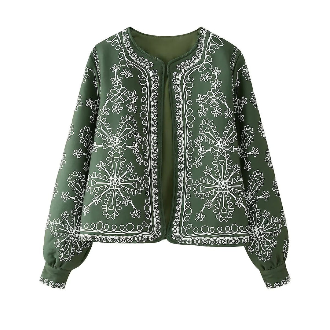 Damen Wickelrock mit floralem Muster und verstellbarem Gürtel EB