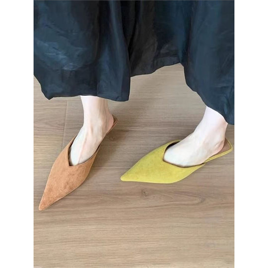 Damen spitze Mules mit elegantem Schnitt EB