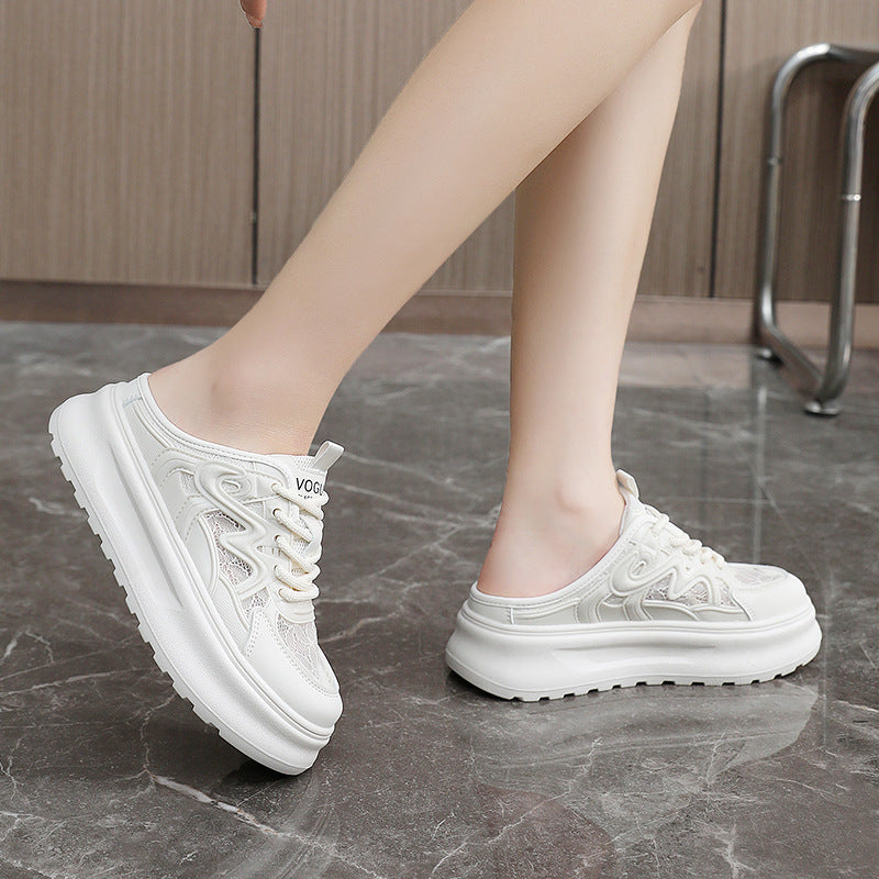 Damen Stylish Slip-On Sneakers mit ergonomischer Sohle und atmungsaktiven Einsätzen EB