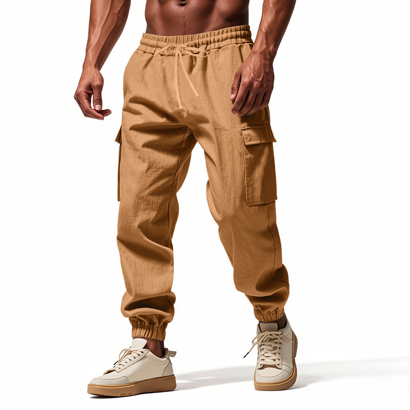 Herren Cargo-Hose mit elastischem Bund und praktischen Seitentaschen EB