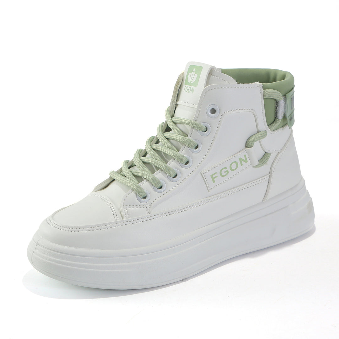 Damen High-Top Sneakers mit innovativem Schnürsystem und atmungsaktivem Innenfutter EB