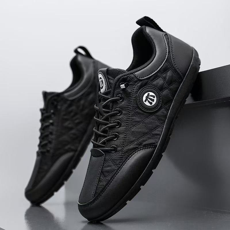 Damen Sportliche Freizeitschuhe aus hochwertigem Leder mit rutschfester Sohle EB