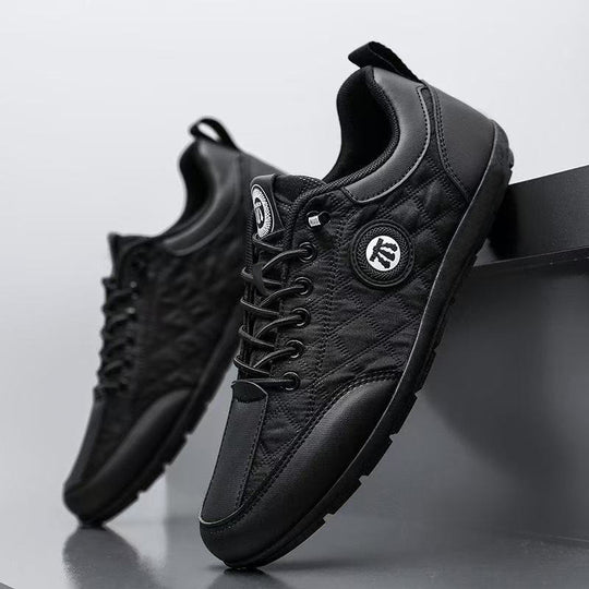 Damen Sportliche Freizeitschuhe aus hochwertigem Leder mit rutschfester Sohle EB