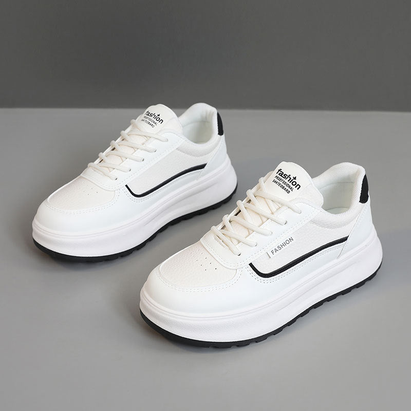 Damen modische Plateau-Sneaker mit bequemer Dämpfung und schickem Design EB
