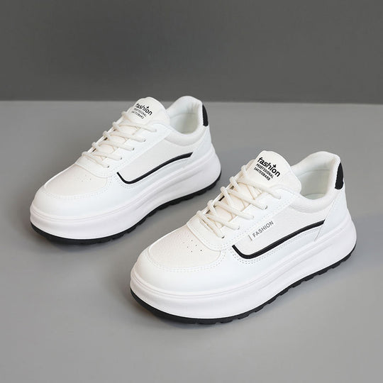 Damen modische Plateau-Sneaker mit bequemer Dämpfung und schickem Design EB