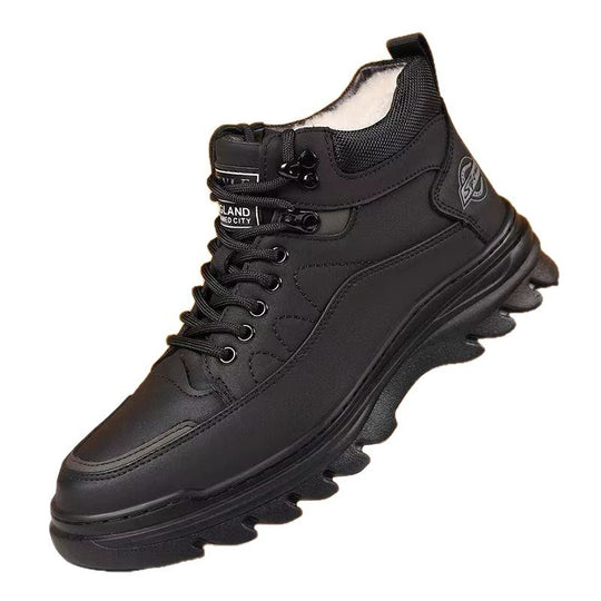 Herren Hochwertige Winterstiefel mit strapazierfähigem Obermaterial und rutschfester Sohle EB
