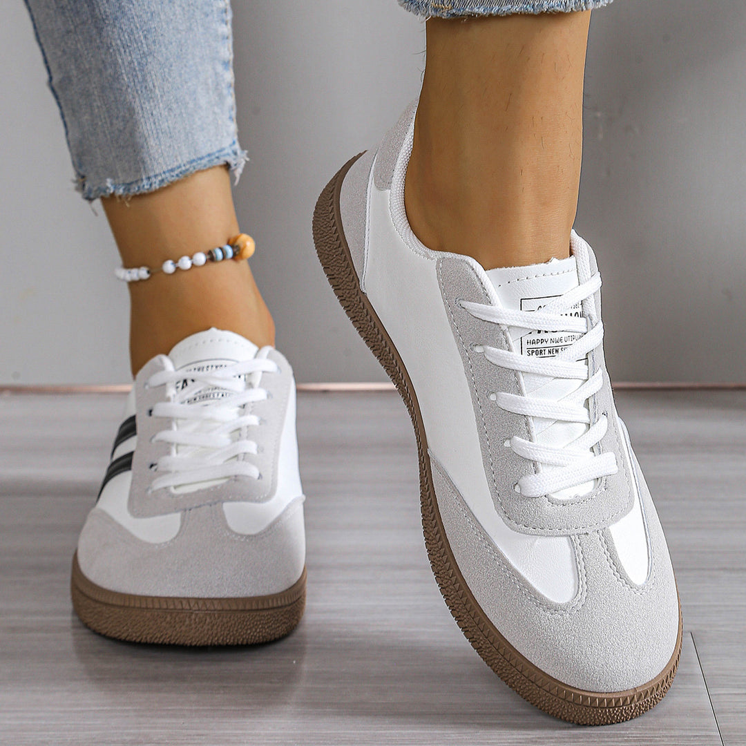 Damen Sportliche Sneaker mit atmungsaktiver Obermaterialkombination EB