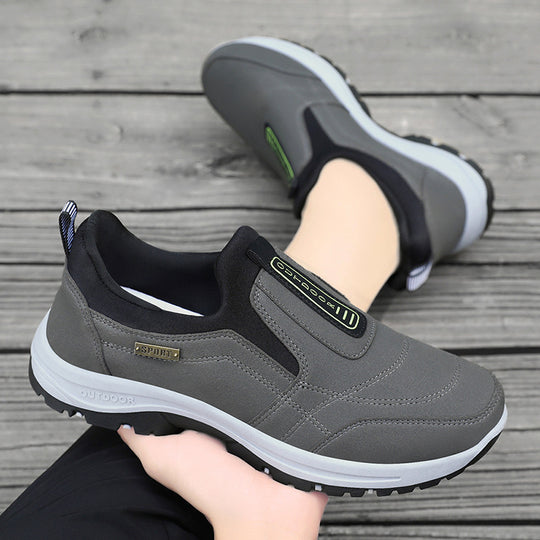 Damen Komfortable Slip-On Freizeitschuhe mit rutschfester Sohle EB