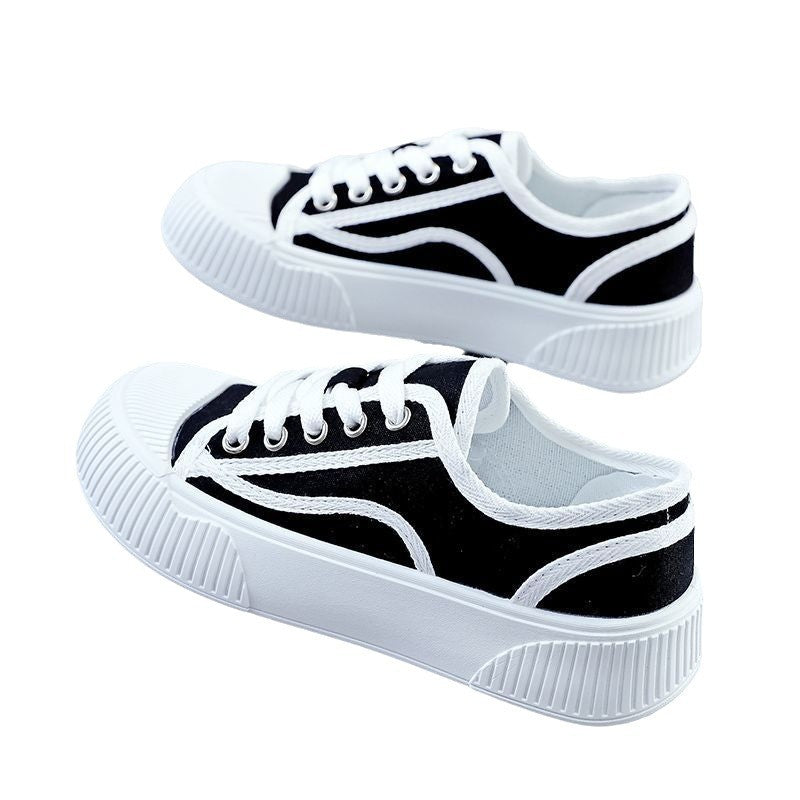 Damen Modische Sneaker mit sportlichem Design und verstärkter Sohle EB