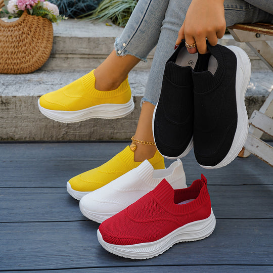 Damen atmungsaktive Slip-On Sneakers EB