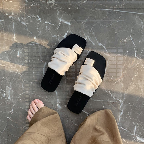 Damen Slipper mit strukturiertem Obermaterial und bequemer Fußbettgestaltung EB
