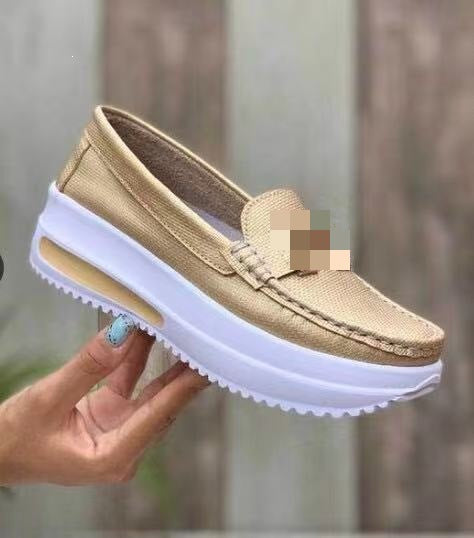 Damen Komfortable und modische Slip-On Mokassins EB