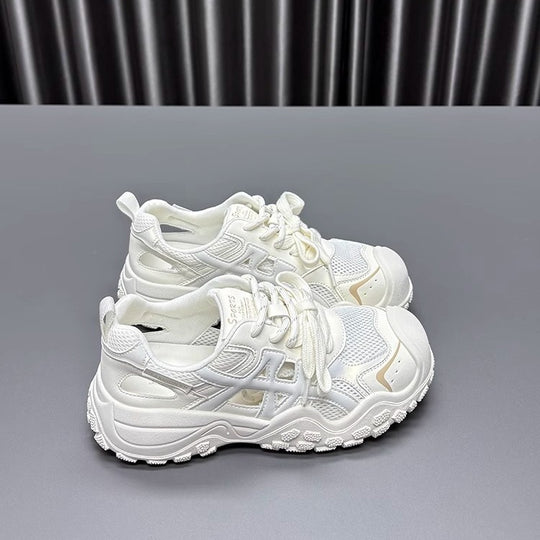 Damen sportive Lifestyle-Sneaker mit atmungsaktiver Mesh-Oberfläche und hochwertiger Dämpfungstechnologie EB