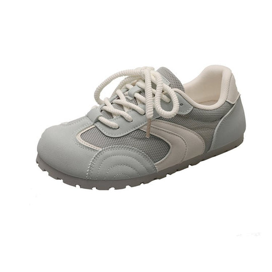 Damen Sportliche Freizeitsneaker mit atmungsaktiver Mesh-Oberfläche und rutschfester Sohle EB