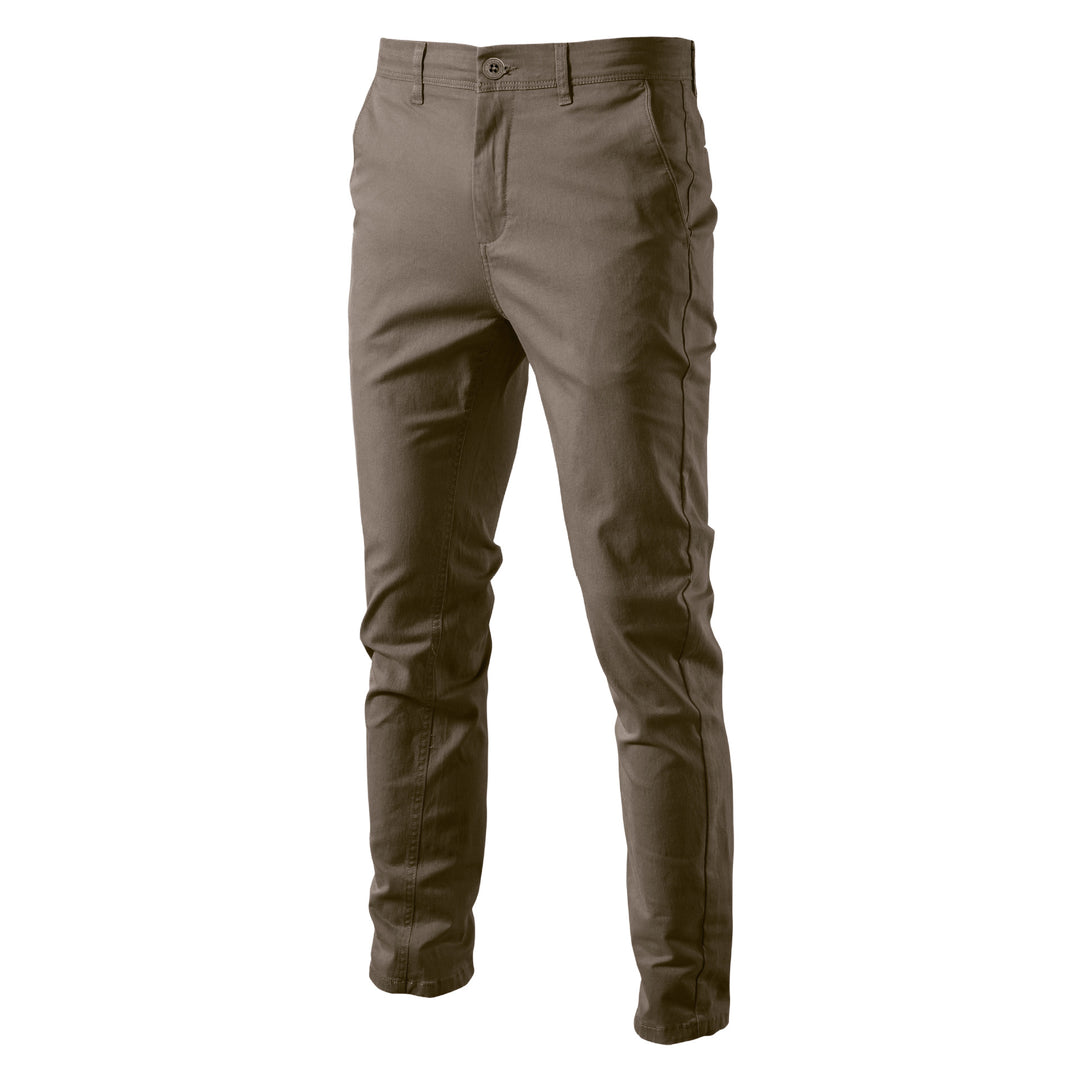 Herren Chinohose mit schmaler Passform und elastischem Bund EB