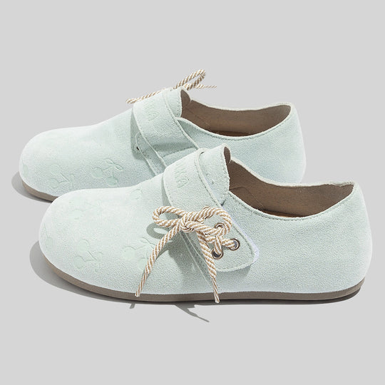 Damen Stilvolle Slipper mit dekorativem Schnürsystem und weichem Obermaterial EB