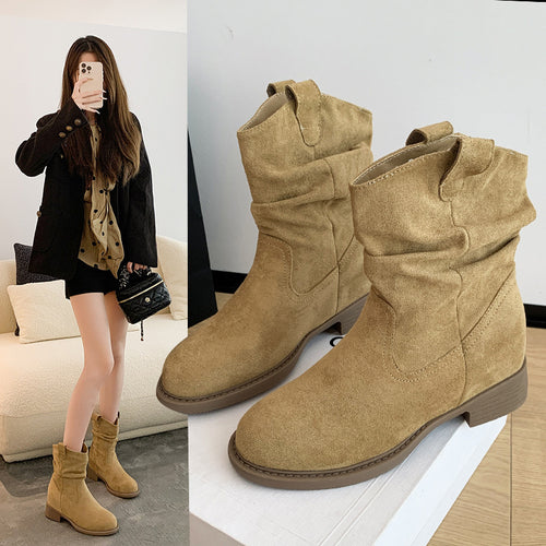 Damen Stiefeletten mit lässigem Schlupfdesign von EB