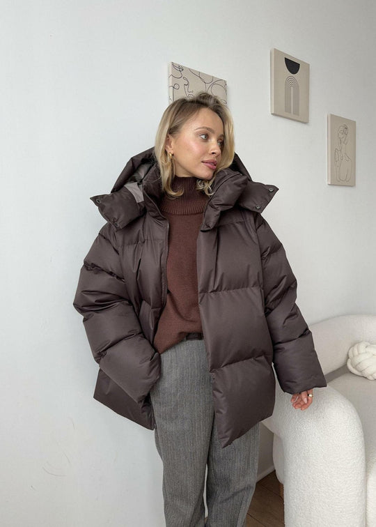 EB | Pufferjacke - Burgunderrot