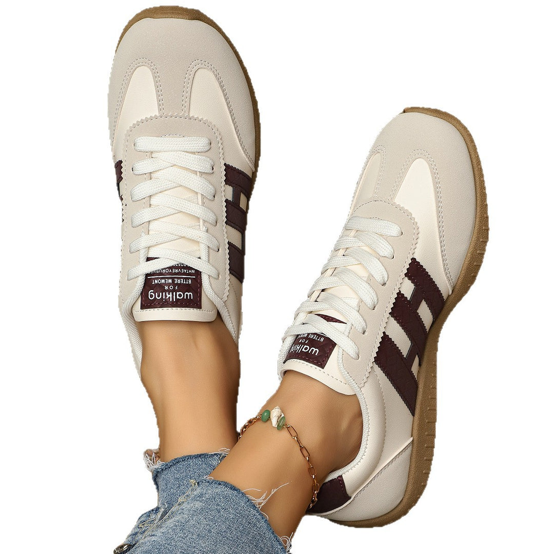 Damen Sneakers mit strukturiertem Obermaterial und bequemer Dämpfung EB