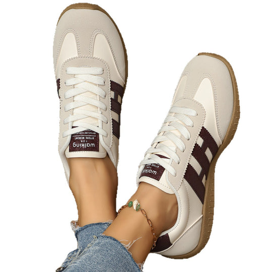 Damen Sneakers mit strukturiertem Obermaterial und bequemer Dämpfung EB
