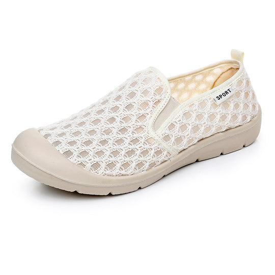 Damen Bequeme Freizeitschuhe aus atmungsaktivem Mesh mit flexiblem Sohlenkonzept EB
