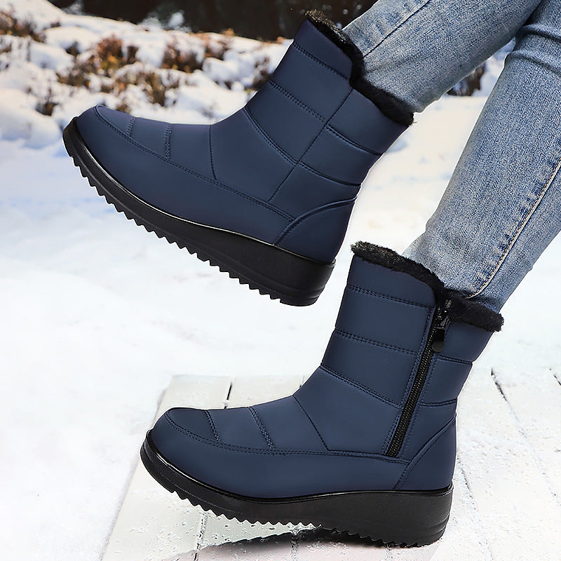 Damen Winterstiefel mit warmem Futter und rutschfester Sohle EB