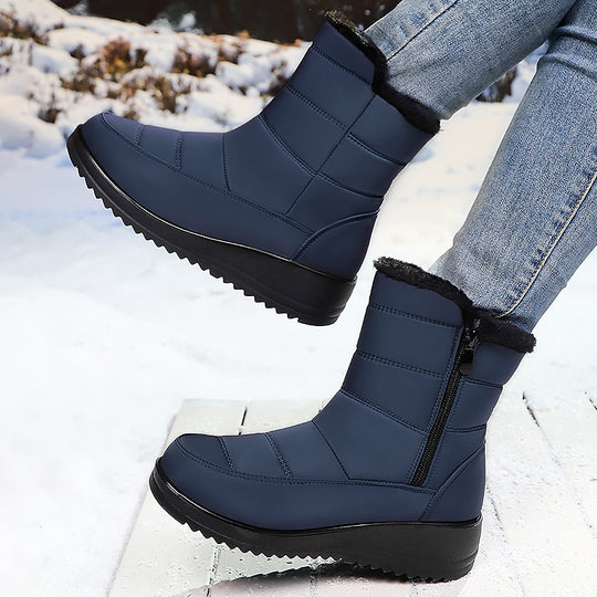 Damen Winterstiefel mit warmem Futter und rutschfester Sohle EB