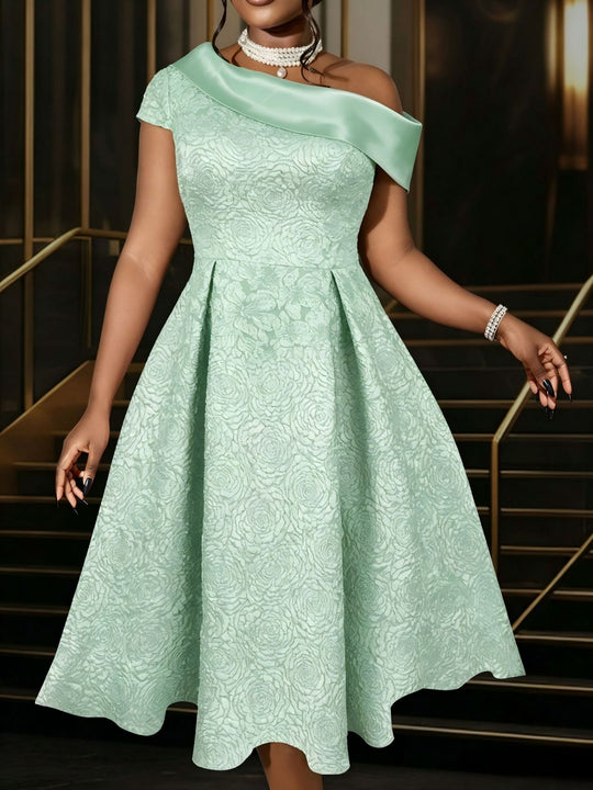 Damen elegantes A-Linien Kleid EB