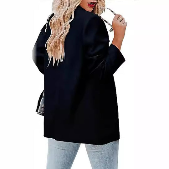 Damen Modischer Blazer mit lässigem Schnitt EB