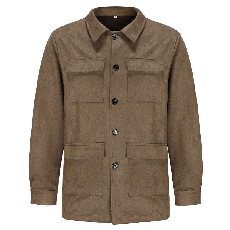 Damen praktische Jacke im modernen Look mit aufgesetzten Taschen EB