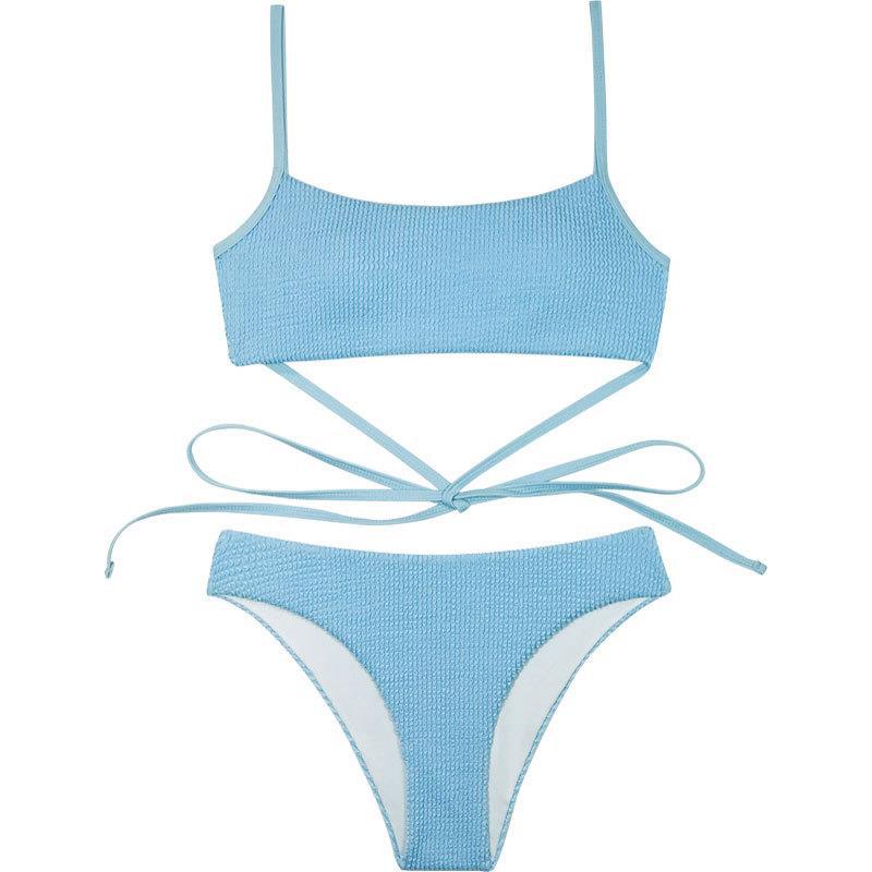 Damen Zweiteiliges Bikiniset mit raffiniertem Schnitt EB