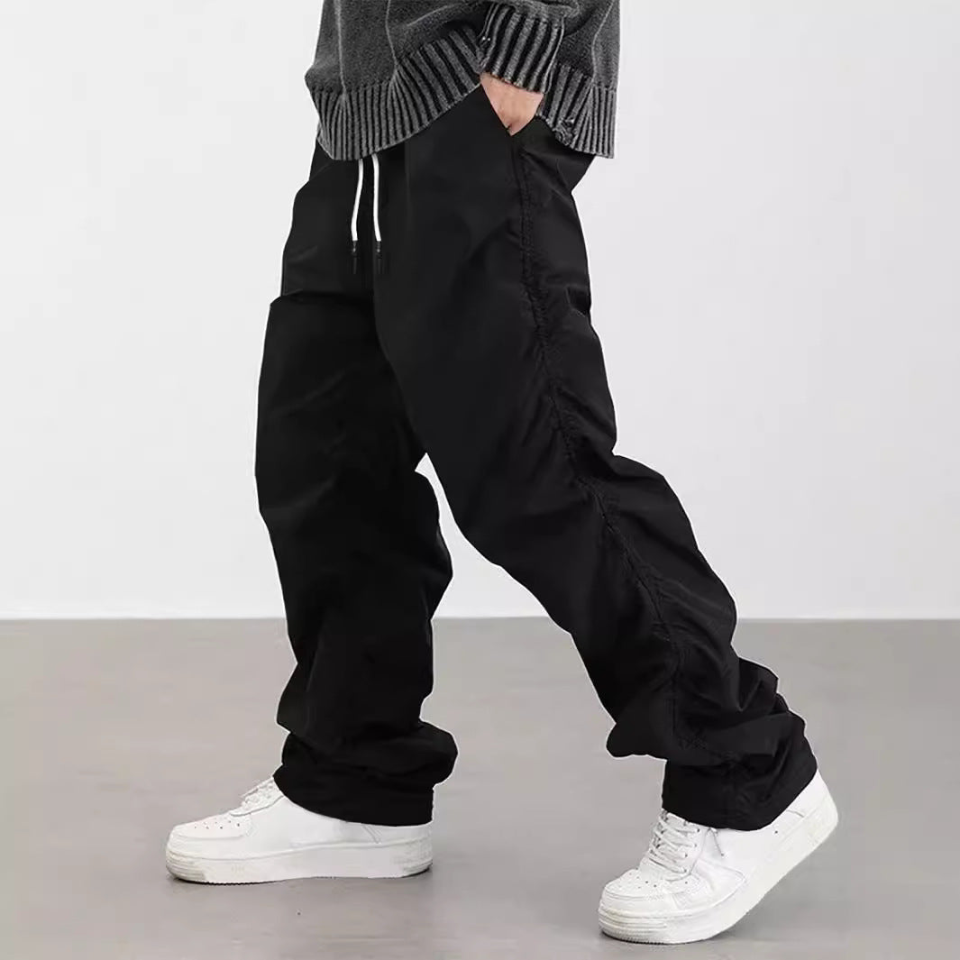 Herren lässige Cargo-Hose mit elastischem Bund und praktischen Taschen EB