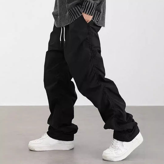 Herren lässige Cargo-Hose mit elastischem Bund und praktischen Taschen EB