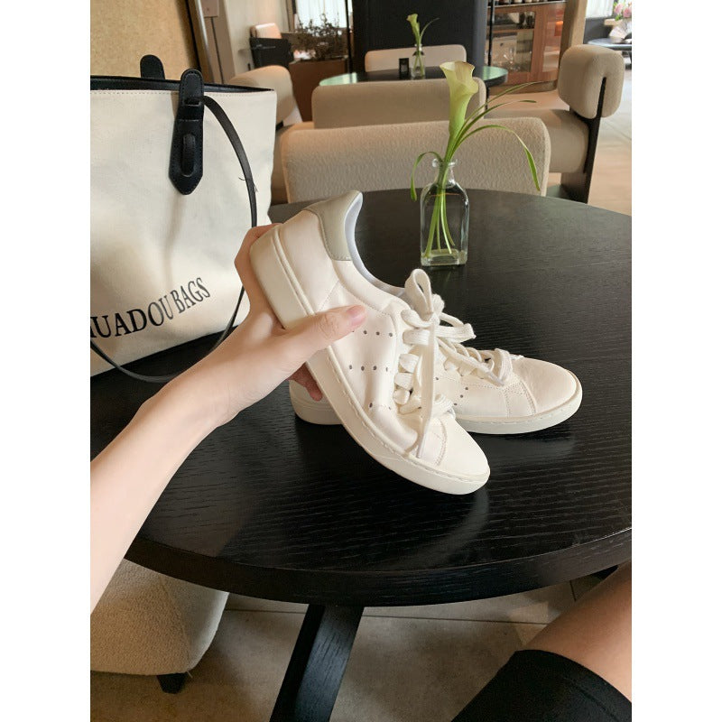 Damen Sportliche Sneaker mit atmungsaktiver Oberflächenstruktur und gepolsterter Sohle EB