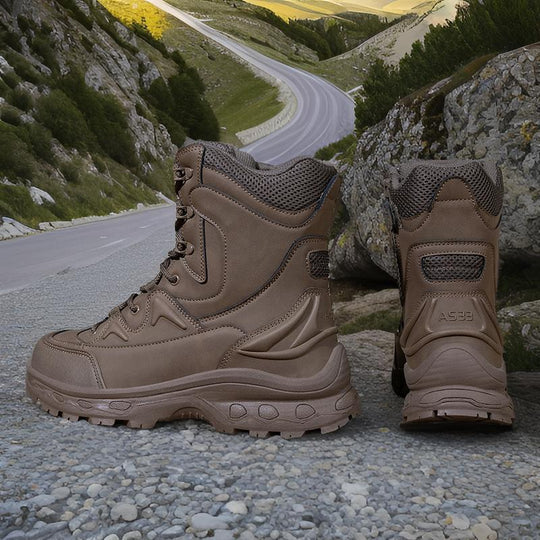 Herren leistungsstarke Tactical Boots mit rutschfester Sohle und atmungsaktiver Konstruktion EB
