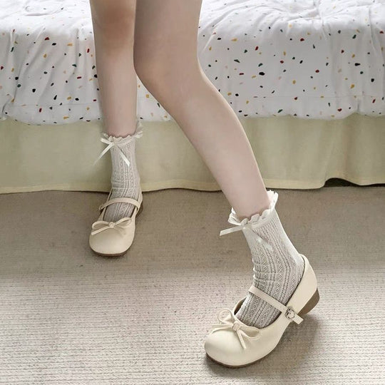 Damen Ballerinas mit dekorativem Schleifendetail und Komfortsohle EB