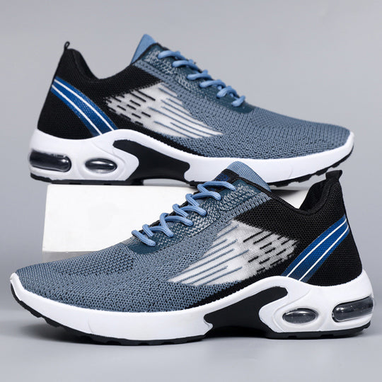 Damen Komfortable Dämpfungs-Sneaker mit atmungsaktiver Mesh-Oberfläche und elastischer Konstruktion EB