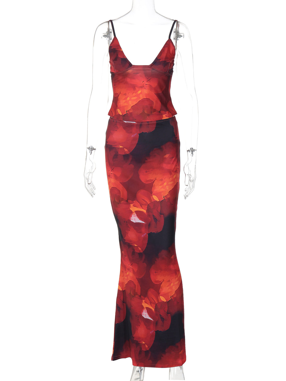 Damen Elegantes und figurbetontes Leopardenset EB