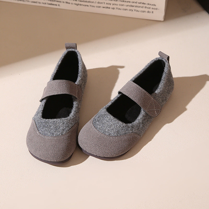 Damen Hausschuhe mit verstellbarem Riemen und weichem Innenfutter EB