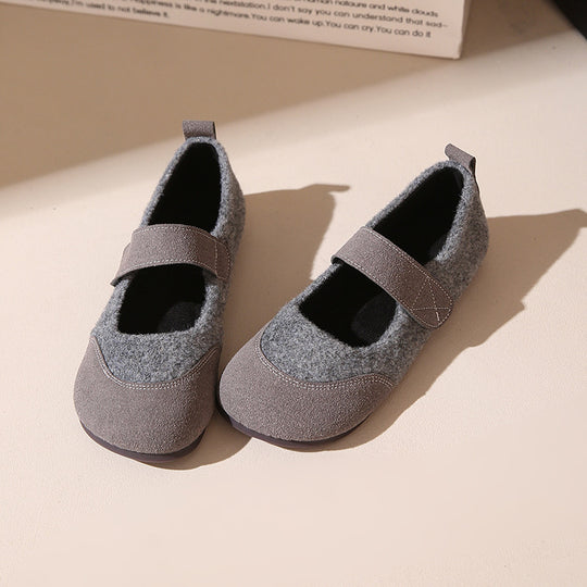 Damen Hausschuhe mit verstellbarem Riemen und weichem Innenfutter EB