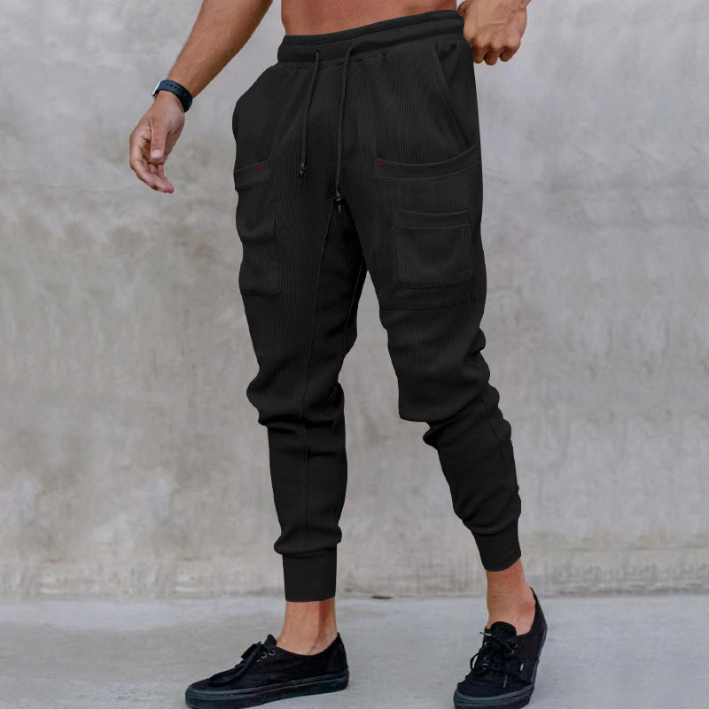 Herren Bequeme und funktionale Cargo-Hose mit elastischem Bund EB