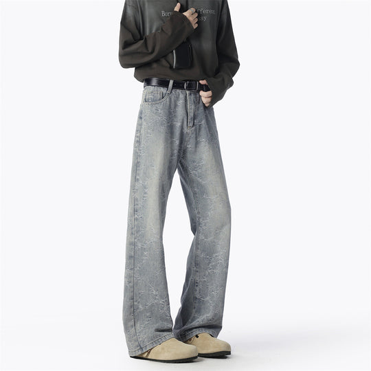 Herren Weite Jeans mit einzigartigem Muster und hohem Tragekomfort EB