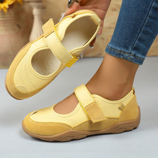 Damen orthopädische Komfortschuhe mit verstellbarem Klettverschluss EB