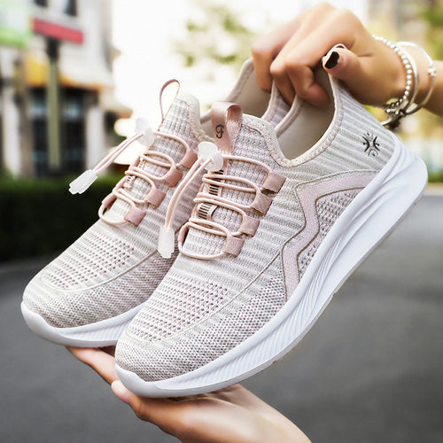 Damen Leichte und atmungsaktive Sneakers mit schnelltrocknendem Obermaterial EB