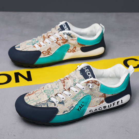 Damen modische Sneaker mit strukturiertem Obermaterial EB