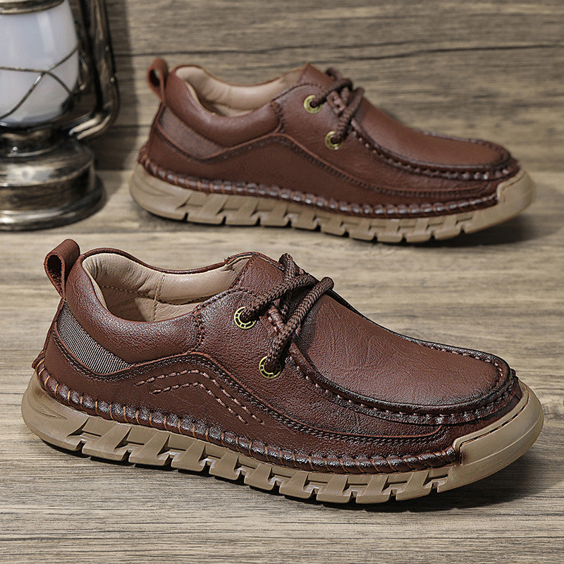 Herren Bequeme und robuste Schnürschuhe mit rutschfester Sohle EB