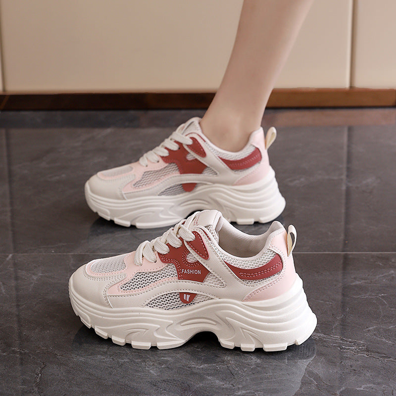 Damen Sportliche Sneakers mit atmungsaktivem Mesh-Obermaterial und stylishem Design EB